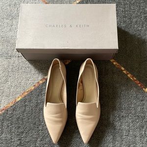 Charles & Keith Flats in Nude